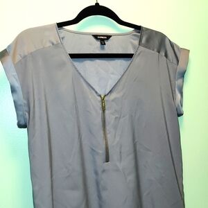 Express silver dress shirt